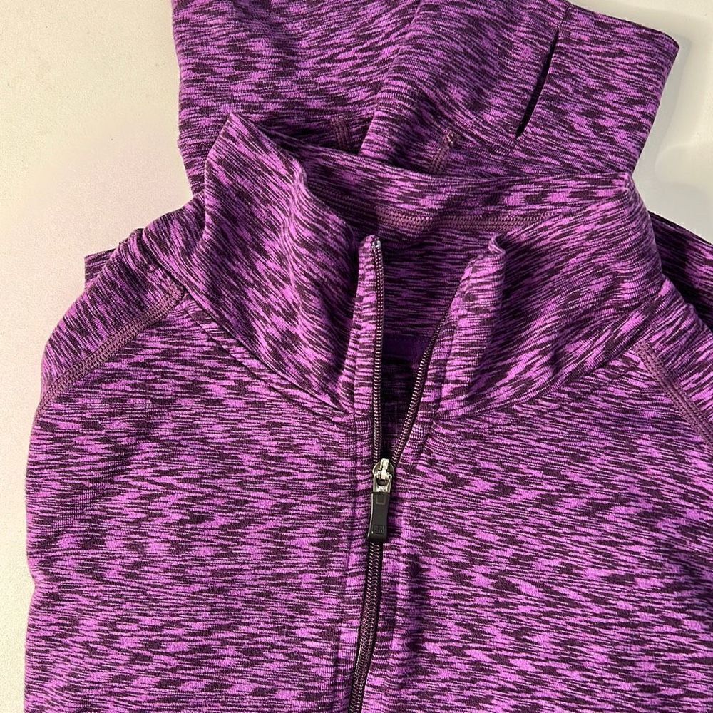 REI Woman’s Medium Purple Quarter Zip with Thumbholes